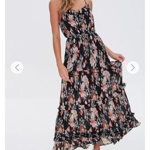Forever 21 Floral Print Maxi Dress